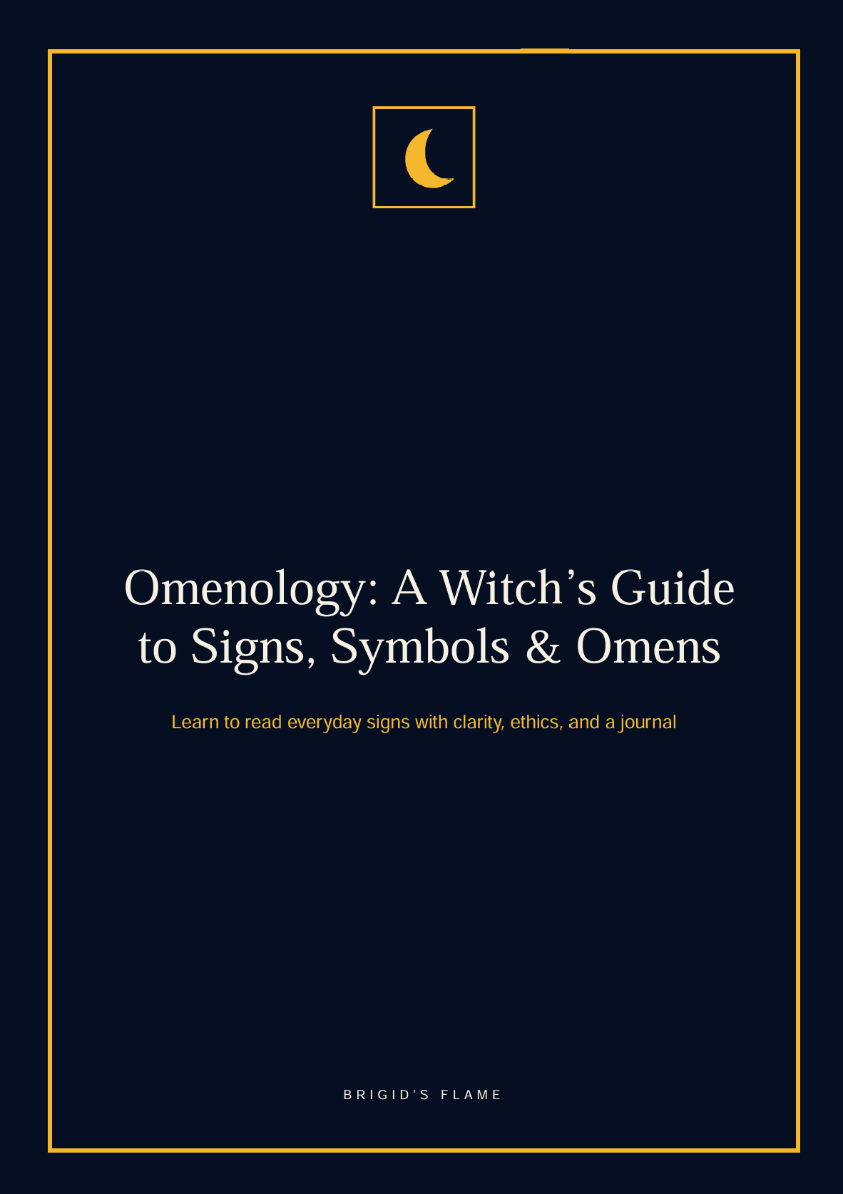 Omenology: A Witch’s Guide to Signs, Symbols & Omens cover